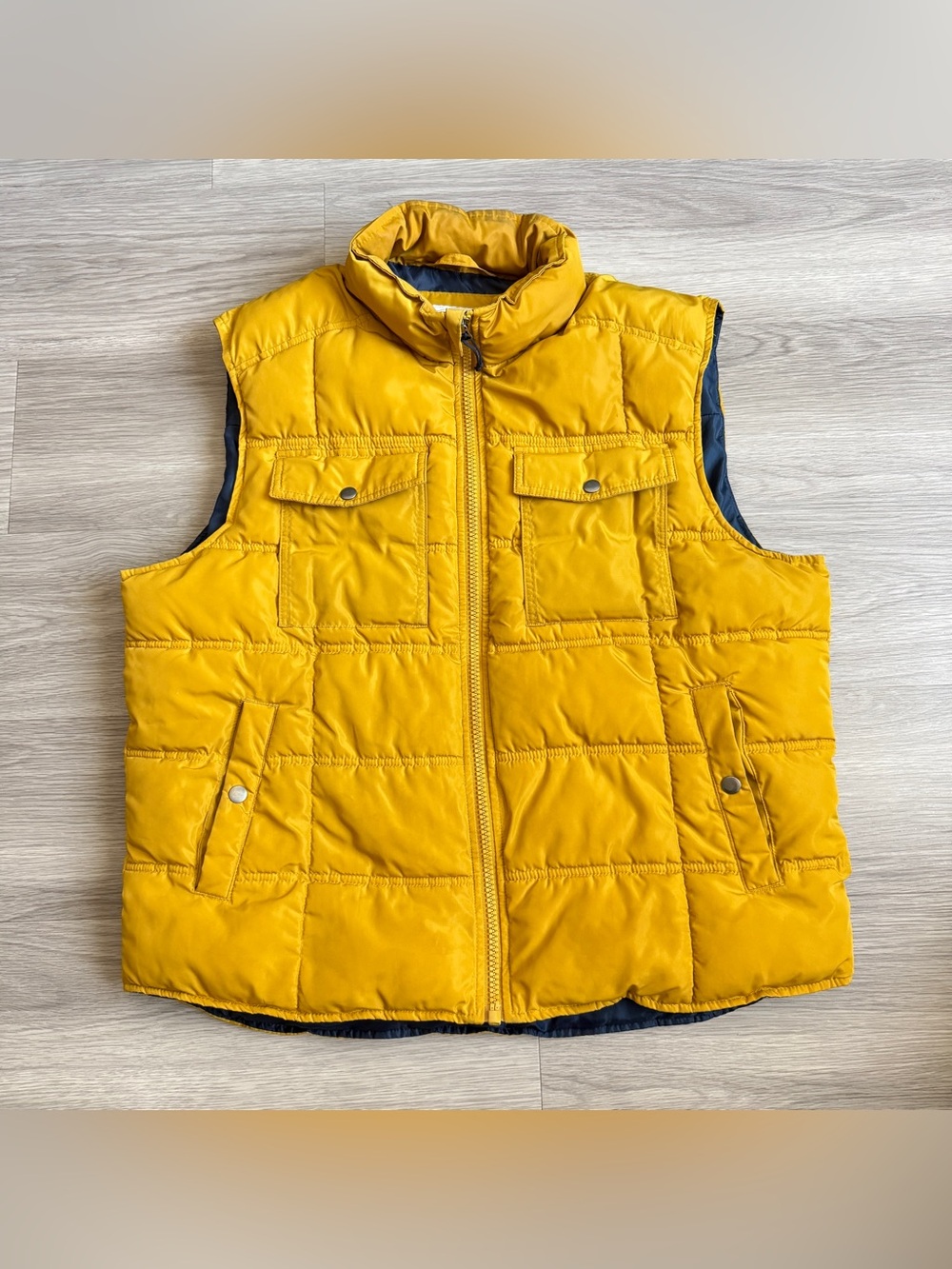 Goodfellow & Co Men’s Puffer Vest – Mustard Yellow | XL